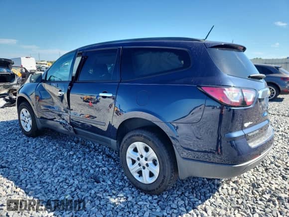 2017 Chevrolet Traverse LS with VIN 1GNKRFED2HJ224820, listed as a Copart auction lot 89831895 with 86,147 mi miles and Salvage title. Bid and sale history available at DreamBid. Image 2.