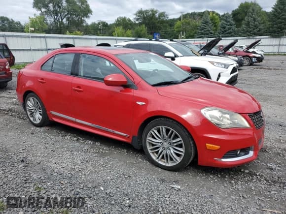 ✅ 2012 Suzuki Kizashi SLS Sport • VIN: JS2RF9A88C6100174 • Lot: 68215954. Listed on Copart with 59,221 mi. Free auction sales archive from the USA and detailed vehicle history report at DreamBid. Image 4.