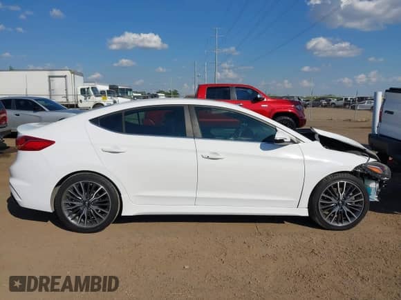 2018 Hyundai Elantra Sport with VIN KMHD04LB5JU534753, listed as a IAAI auction lot 43357697 with 62,897 mi miles and . Bid and sale history available at DreamBid. Image 14.