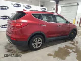 2016 Hyundai Santa Fe with VIN 5XYZU3LB3GG333226, listed as a Copart auction lot 85345465 with 57,350 mi miles and Clean title. Bid and sale history available at DreamBid. Image 3.