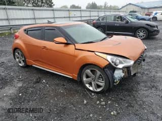 ✅ 2014 Hyundai Veloster Turbo • VIN: KMHTC6AE7EU191610 • Lot: 73241164. Wystawiony na Copart z przebiegiem 80 956 mil. Bezpłatny archiwum sprzedaży aukcyjnych z USA i szczegółowy raport historii pojazdu na DreamBid. Zdjęcie 4.