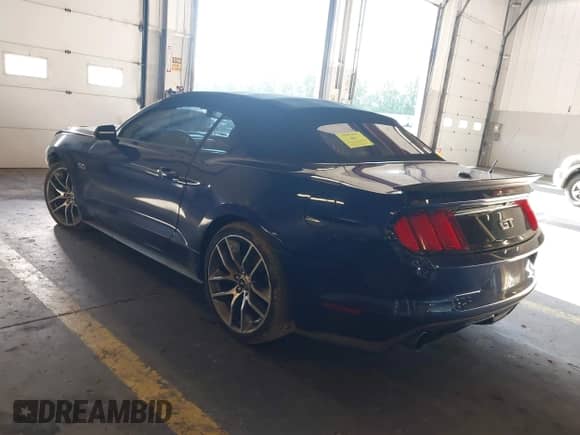 2015 Ford Mustang GT Premium with VIN 1FATP8FF6F5404196, listed as a IAAI auction lot 43247892 with 107,674 mi miles and . Bid and sale history available at DreamBid. Image 3.