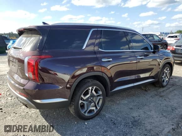 2024 Hyundai Palisade Limited с VIN KM8R54GEXRU758334, выставлен на аукционе Copart как лот 74999504 с пробегом 9 829 миль миль и Списание • Salvage title. История ставок и продаж доступна на DreamBid. Изображение 3.