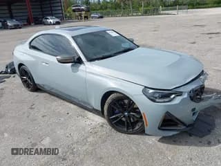 ✅ 2022 BMW 2 Series M240i xDrive • VIN: 3MW53CM0XN8C63714 • Lot: 43636662. Listed on IAAI with 26,474 mi. Free auction sales archive from the USA and detailed vehicle history report at DreamBid. Image 1.
