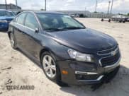 ✅ 2015 Chevrolet Cruze LT • VIN: 1G1PE5SBXF7223134 • Lot: 54080322. Listed on Copart with 56,651 mi. Free auction sales archive from the USA and detailed vehicle history report at DreamBid. Image 1.