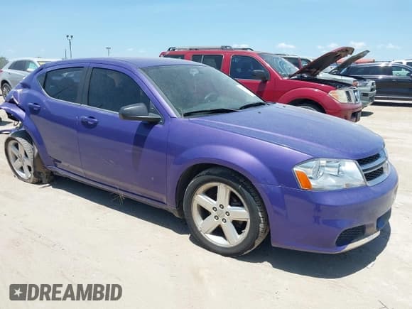 ✅ 2013 Dodge Avenger SE • VIN: 1C3CDZAB9DN644387 • Lot: 42753207. Listed on IAAI with 151,397 mi. Free auction sales archive from the USA and detailed vehicle history report at DreamBid. Image 1.