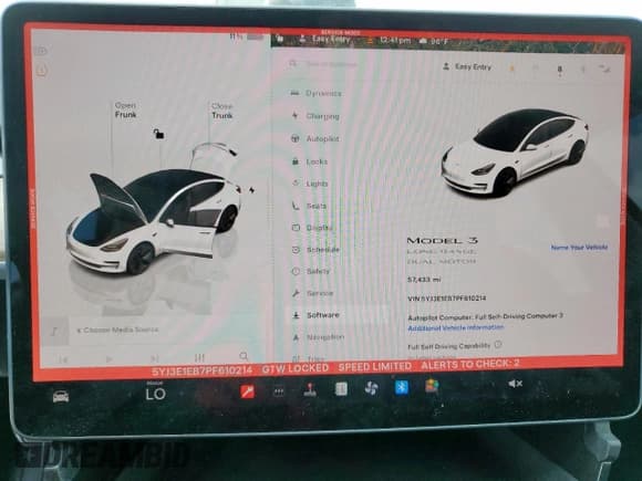 ✅ 2023 Tesla Model 3 Long Range • VIN: 5YJ3E1EB7PF610214 • Lot: 69010985. Wystawiony na Copart z przebiegiem 57 433 mil. Bezpłatny archiwum sprzedaży aukcyjnych z USA i szczegółowy raport historii pojazdu na DreamBid. Zdjęcie 9.