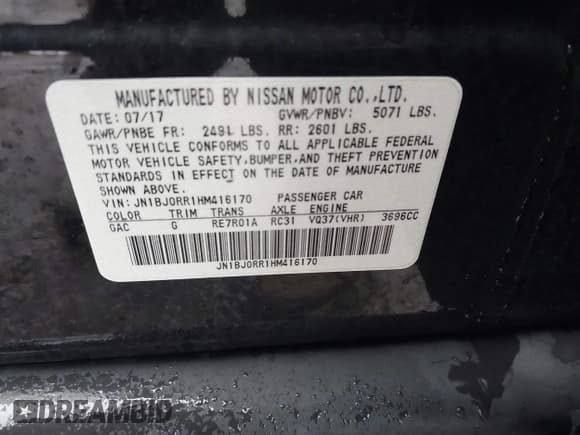 ✅ 2017 Infiniti QX50 • VIN: JN1BJ0RR1HM416170 • Лот: 43297436. Опубликован ранее на IAAI с пробегом 59 594 миль. Бесплатный доступ к архиву аукционных продаж из США и подробный отчёт об истории автомобиля на DreamBid. Изображение 9.