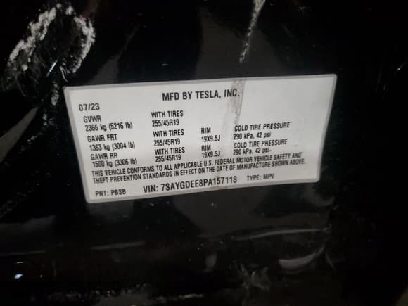 ✅ 2023 Tesla Model Y Long Range • VIN: 7SAYGDEE8PA157118 • Lot: 71103675. Wystawiony na Copart z przebiegiem 21 343 mil. Bezpłatny archiwum sprzedaży aukcyjnych z USA i szczegółowy raport historii pojazdu na DreamBid. Zdjęcie 12.