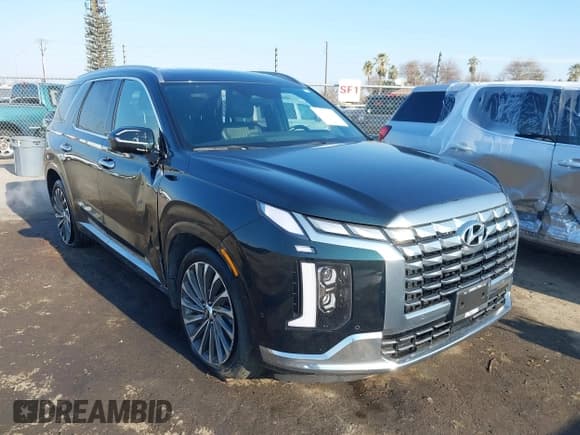 ✅ 2023 Hyundai Palisade Calligraphy • VIN: KM8R74GE2PU581687 • Лот: 41447659. Опубликован ранее на IAAI с пробегом 23 605 миль. Бесплатный доступ к архиву аукционных продаж из США и подробный отчёт об истории автомобиля на DreamBid. Изображение 1.