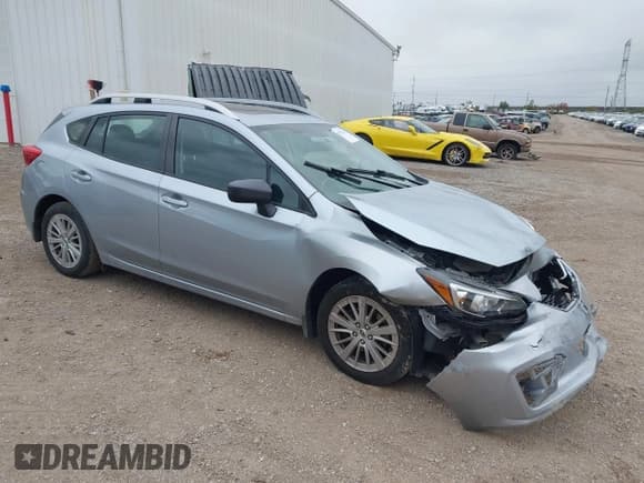 ✅ 2017 Subaru Impreza Premium • VIN: 4S3GTAD63H3711082 • Lot: 43513367. Listed on IAAI with 74,235 mi. Free auction sales archive from the USA and detailed vehicle history report at DreamBid. Image 1.