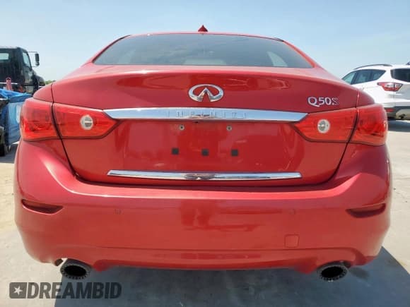 ✅ 2017 Infiniti Q50 Red Sport 400 • VIN: JN1FV7AP5HM850472 • Lot: 65633705. Listed on Copart with 113,820 mi. Free auction sales archive from the USA and detailed vehicle history report at DreamBid. Image 6.
