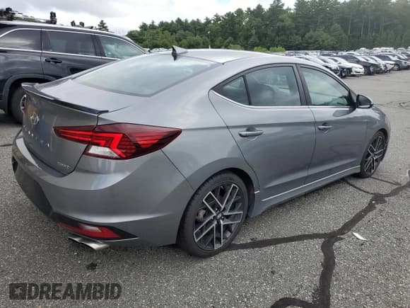 ✅ 2019 Hyundai Elantra Sport • VIN: KMHD04LB3KU820277 • Lot: 63289715. Listed on Copart with 117,689 mi. Free auction sales archive from the USA and detailed vehicle history report at DreamBid. Image 3.