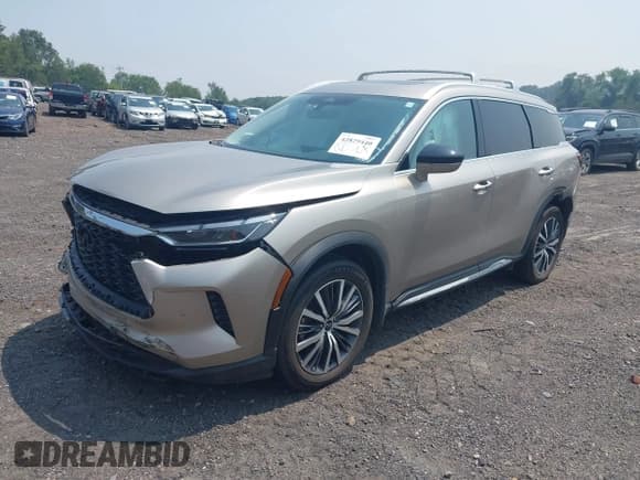 ✅ 2023 Infiniti QX60 Sensory • VIN: 5N1DL1GS9PC332240 • Лот: 42829440. Опубликован ранее на IAAI с пробегом 54 578 миль. Бесплатный доступ к архиву аукционных продаж из США и подробный отчёт об истории автомобиля на DreamBid. Изображение 2.