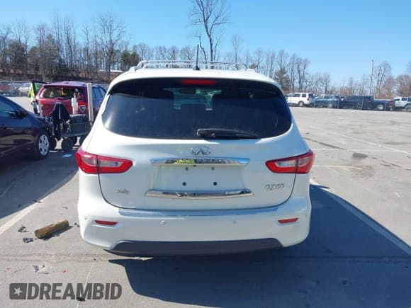 ✅ 2015 Infiniti QX60 • VIN: 5N1AL0MM5FC501901 • Lot: 41649553. Listed on IAAI with 123,564 mi. Free auction sales archive from the USA and detailed vehicle history report at DreamBid. Image 16.