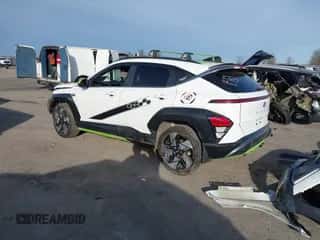 2024 Hyundai Kona Limited with VIN KM8HE3A30RU038375, listed as a IAAI auction lot 41374168 with 41,521 mi miles and . Bid and sale history available at DreamBid. Image 3.