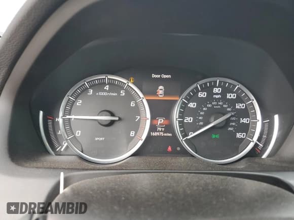 ✅ 2016 Acura TLX Technology • VIN: 19UUB1F57GA008039 • Lot: 54856735. Listed on Copart with 168,975 mi. Free auction sales archive from the USA and detailed vehicle history report at DreamBid. Image 9.