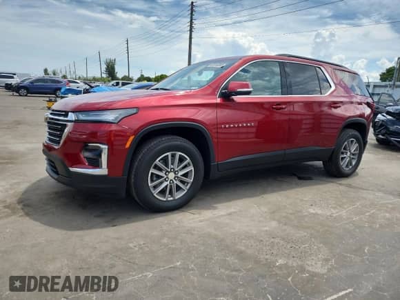 2024 Chevrolet Traverse LT Cloth с VIN 1GNESVKW5RJ129302, выставлен на аукционе Copart как лот 65318265 с пробегом 15 643 миль миль и Списание • Salvage title. История ставок и продаж доступна на DreamBid. Изображение 1.