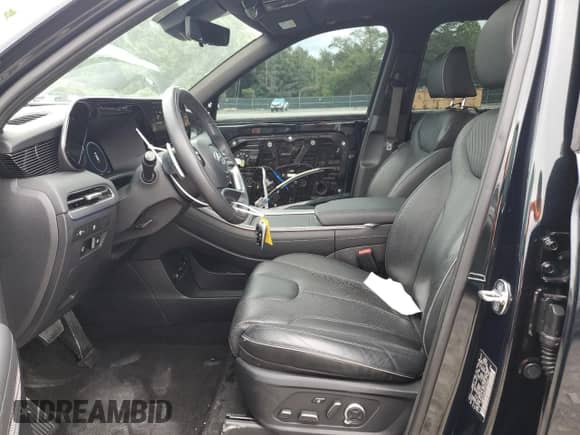 2023 Hyundai Palisade Calligraphy с VIN KM8R74GE6PU633497, выставлен на аукционе Copart как лот 63528114 с пробегом 42 151 миль миль и Списание • Salvage title. История ставок и продаж доступна на DreamBid. Изображение 7.