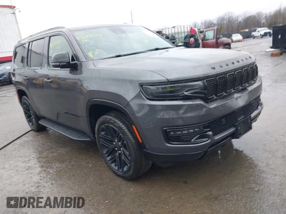 ✅ 2023 Jeep Wagoneer Series II Carbide • VIN: 1C4SJVBP8PS514948 • Lot: 41028759. Listed on IAAI with 30,406 mi. Free auction sales archive from the USA and detailed vehicle history report at DreamBid. Image 1.