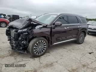 2024 Hyundai Palisade Calligraphy с VIN KM8R7DGE0RU734487, выставлен на аукционе Copart как лот 64662714 с пробегом 6 034 миль миль и Списание • Salvage title. История ставок и продаж доступна на DreamBid. Изображение 1.