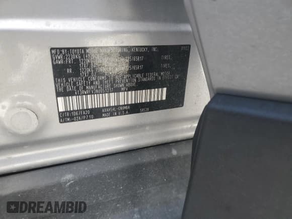 ✅ 2022 Toyota RAV4 Hybrid XLE • VIN: 4T3RWRFV3NU051217 • Лот: 82293655. Опубликован ранее на Copart с пробегом 64 975 миль. Бесплатный доступ к архиву аукционных продаж из США и подробный отчёт об истории автомобиля на DreamBid. Изображение 13.