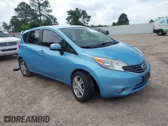 ✅ 2014 Nissan Note SV • VIN: 3N1CE2CP4EL437368 • Lot: 42117449. Listed on IAAI with 75,679 mi. Free auction sales archive from the USA and detailed vehicle history report at DreamBid. Image 1.