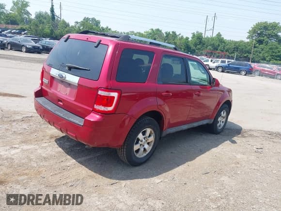 ✅ 2010 Ford Escape Limited • VIN: 1FMCU0E74AKA03606 • Lot: 42491206. Listed on IAAI with 106,749 mi. Free auction sales archive from the USA and detailed vehicle history report at DreamBid. Image 4.
