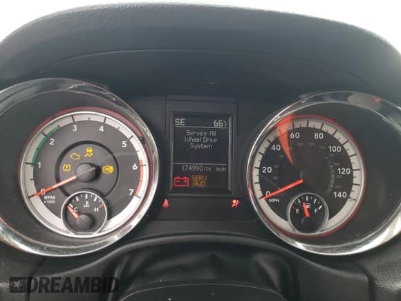 2012 Dodge Durango R/T with VIN 1C4SDJCT2CC147237, listed as a Copart auction lot 82385265 with 174,990 mi miles and Salvage title. Bid and sale history available at DreamBid. Image 9.