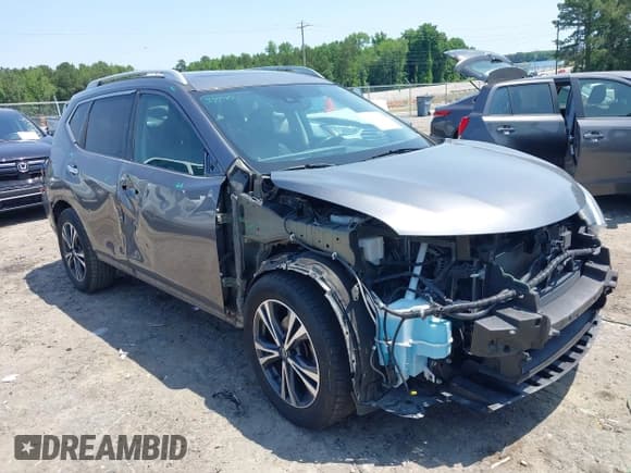 ✅ 2017 Nissan Rogue SL • VIN: 5N1AT2MT0HC748412 • Лот: 42310325. Опубликован ранее на IAAI с пробегом 94 514 миль. Бесплатный доступ к архиву аукционных продаж из США и подробный отчёт об истории автомобиля на DreamBid. Изображение 1.