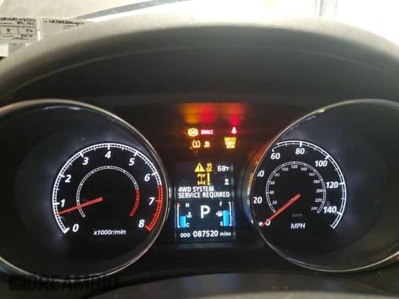 2017 Mitsubishi Outlander SE with VIN JA4AR3AW0HZ016957, listed as a Copart auction lot 86597575 with 87,520 mi miles and Salvage title. Bid and sale history available at DreamBid. Image 9.