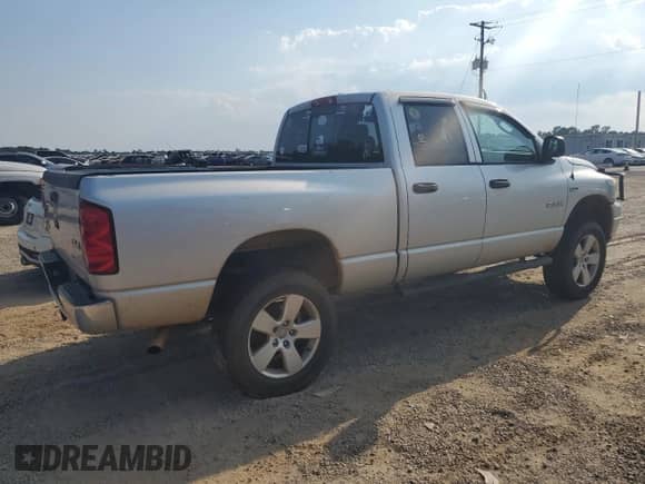 2008 Dodge 1500 SLT z VIN 1D7HU18248S545434, wystawiony jako Copart lot #80617745 z przebiegiem 216 171 mil mil oraz Szkoda całkowita • Salvage title. Historia ofert i sprzedaży dostępna na DreamBid. Obrazek 3.