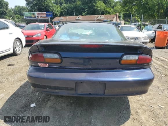 ✅ 1998 Chevrolet Camaro • VIN: 2G1FP22K5W2137354 • Lot: 66322255. Listed on Copart with Not provided. Free auction sales archive from the USA and detailed vehicle history report at DreamBid. Image 6.
