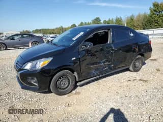 ✅ 2024 Mitsubishi Mirage ES • VIN: ML32FUFJ8RHF09207 • Lot: 90034385. Listed on Copart with 89,600 mi. Free auction sales archive from the USA and detailed vehicle history report at DreamBid. Image 1.