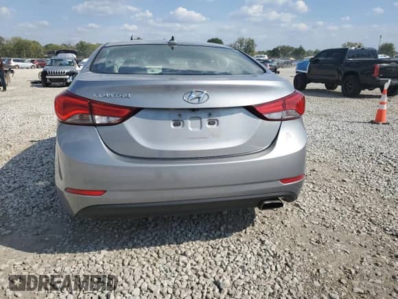 2016 Hyundai Elantra Sport with VIN KMHDH4AH1GU521216, listed as a Copart auction lot 81899825 with 109,281 mi miles and Salvage title. Bid and sale history available at DreamBid. Image 6.