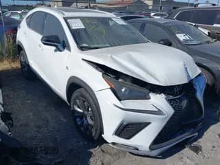 ✅ 2021 Lexus NX 300 F Sport • VIN: JTJSARBZXM2188796 • Lot: 42394202. Wystawiony na IAAI z przebiegiem 72 201 mil. Bezpłatny archiwum sprzedaży aukcyjnych z USA i szczegółowy raport historii pojazdu na DreamBid. Zdjęcie 1.