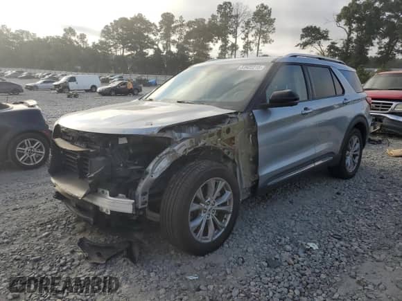 2022 Ford Explorer Limited with VIN 1FMSK7FH6NGA68452, listed as a Copart auction lot 83922215 with 54,805 mi miles and Salvage title. Bid and sale history available at DreamBid. Image 1.