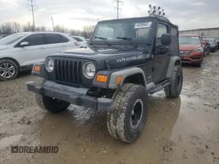 ✅ 2005 Jeep Wrangler SE • VIN: 1J4FA29S15P355212 • Lot: 46590655. Listed on Copart with 120,829 mi. Free auction sales archive from the USA and detailed vehicle history report at DreamBid. Image 1.