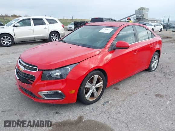✅ 2015 Chevrolet Cruze LT • VIN: 1G1PE5SB2F7218798 • Lot: 43646134. Listed on IAAI with Not provided. Free auction sales archive from the USA and detailed vehicle history report at DreamBid. Image 2.