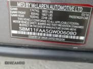 ✅ 2016 McLaren 650S • VIN: SBM11FAA5GW006080 • Лот: 48061065. Опубликован ранее на Copart с пробегом 36 645 миль. Бесплатный доступ к архиву аукционных продаж из США и подробный отчёт об истории автомобиля на DreamBid. Изображение 13.