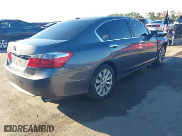 ✅ 2013 Honda Accord EX-L • VIN: 1HGCR3F82DA044665 • Lot: 43593598. Listed on IAAI with 184,021 mi. Free auction sales archive from the USA and detailed vehicle history report at DreamBid. Image 4.