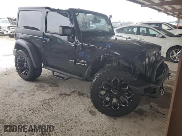 ✅ 2016 Jeep Wrangler Sport • VIN: 1C4AJWAG5GL132647 • Lot: 71629025. Listed on Copart with 94,550 mi. Free auction sales archive from the USA and detailed vehicle history report at DreamBid. Image 4.