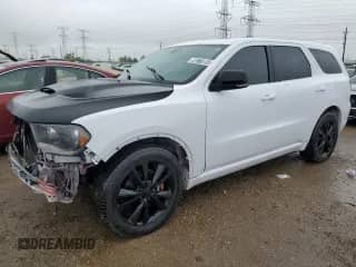 2014 Dodge Durango R/T z VIN 1C4SDJCT8EC418692, wystawiony jako Copart lot #57866135 z przebiegiem 173 599 mil mil oraz Szkoda całkowita • Salvage title. Historia ofert i sprzedaży dostępna na DreamBid. Obrazek 1.