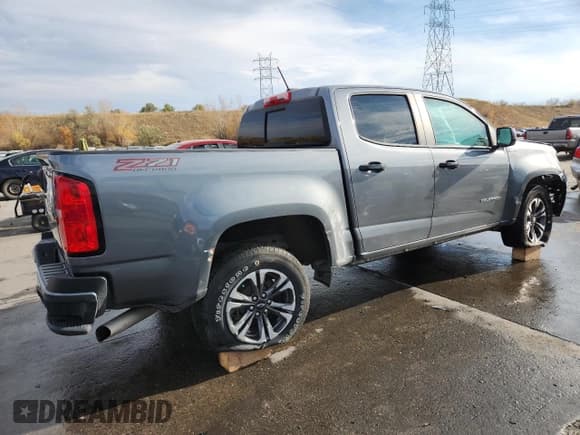 ✅ 2021 Chevrolet Colorado 4WD Z71 • VIN: 1GCPTDE15M1142326 • Lot: 90632635. Listed on Copart with 86,132 mi. Free auction sales archive from the USA and detailed vehicle history report at DreamBid. Image 3.