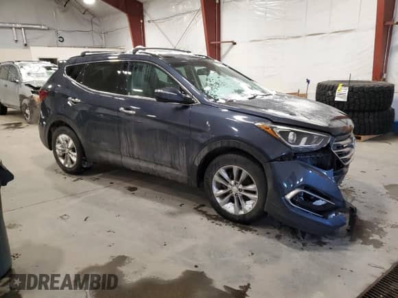 2017 Hyundai Santa Fe 2.0T z VIN 5XYZUDLA7HG439497, wystawiony jako Copart lot #44578505 z przebiegiem 122 067 mil mil oraz Szkoda całkowita • Salvage title. Historia ofert i sprzedaży dostępna na DreamBid. Obrazek 4.