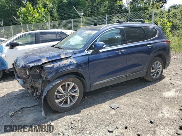 ✅ 2020 Hyundai Santa Fe Limited • VIN: 5NMS53AD3LH255114 • Lot: 62559575. Wystawiony na Copart z przebiegiem 46 977 mil. Bezpłatny archiwum sprzedaży aukcyjnych z USA i szczegółowy raport historii pojazdu na DreamBid. Zdjęcie 1.