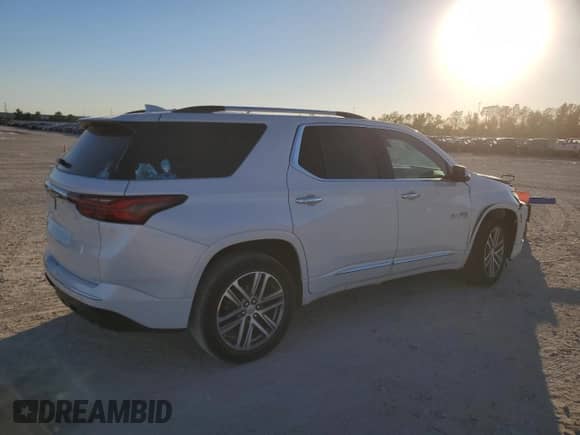 2022 Chevrolet Traverse High Country z VIN 1GNERNKW3NJ192968, wystawiony jako Copart lot #81289654 z przebiegiem 42 420 mil mil oraz Szkoda całkowita • Salvage title. Historia ofert i sprzedaży dostępna na DreamBid. Obrazek 3.