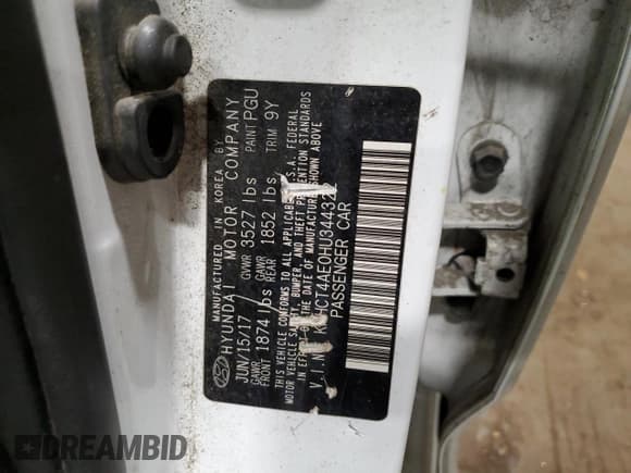 ✅ 2017 Hyundai Accent SE • VIN: KMHCT4AE0HU344322 • Лот: 75383424. Опубликован ранее на Copart с пробегом 65 959 миль. Бесплатный доступ к архиву аукционных продаж из США и подробный отчёт об истории автомобиля на DreamBid. Изображение 12.