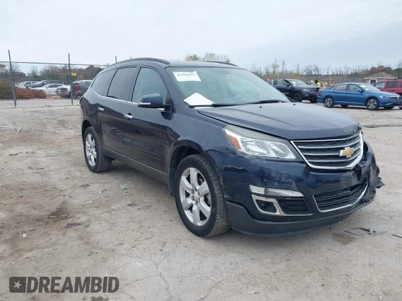 ✅ 2016 Chevrolet Traverse LT • VIN: 1GNKRGKD7GJ332374 • Lot: 43599056. Wystawiony na IAAI z przebiegiem 126 237 mil. Bezpłatny archiwum sprzedaży aukcyjnych z USA i szczegółowy raport historii pojazdu na DreamBid. Zdjęcie 1.