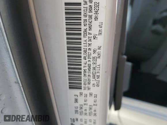 ✅ 2010 Jeep Wrangler Sahara • VIN: 1J4AA5D10AL181225 • Lot: 79696464. Listed on Copart with 90,139 mi. Free auction sales archive from the USA and detailed vehicle history report at DreamBid. Image 12.